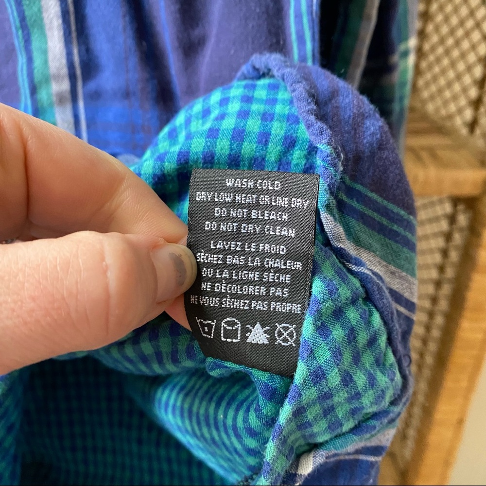 Kuhl Plaid Button Down heavier cotton  Top - Picture 6 of 8